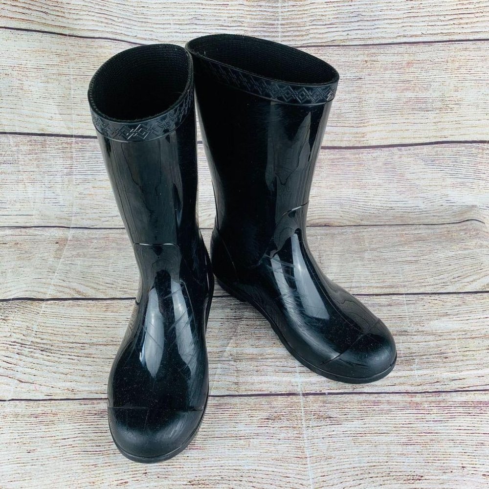 Ugg Kids Raana Black Rain Boots
